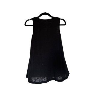 24/7 black heathered, sleeveles tank top women’s size small, 1494